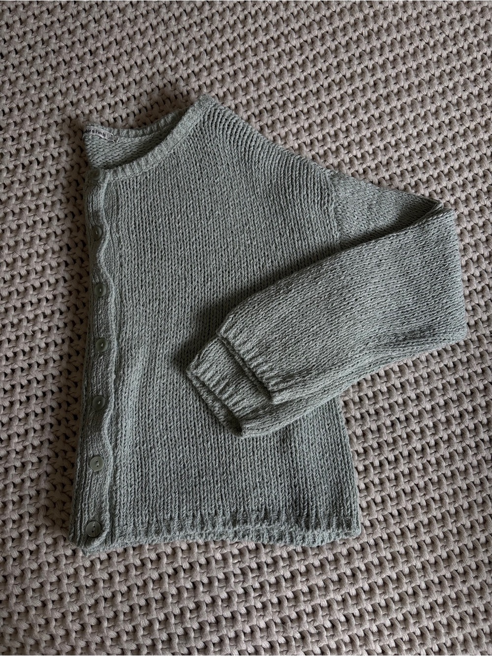 Abercrombie & Fitch Open-Stitch Textural Crew Cardigan